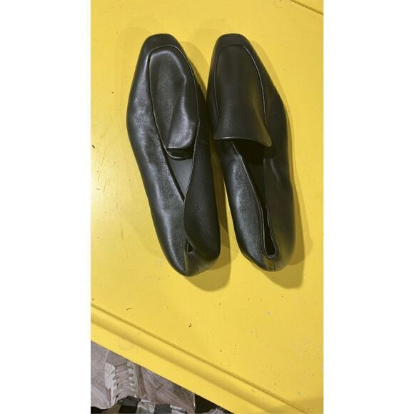 Vince Brette Black Leather Loafer Size 9.5 - Picture 5 of 8